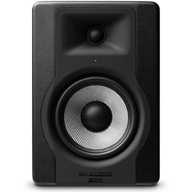 M-Audio BX5 D3 Kompakter 2-Wege 5-Zoll Studiomonitor, Lautschprecher Aktiv, für Musikproduktion oder Mixen, mit integrierter Akustischer Raumsteuerung, 1 Stück