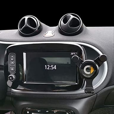 ZHFF Navigationsstil Autotelefonhalter für Smart 453 Fortwo Forfour 2015-2019 GPS-Halterung Versteckter Ständer Navigation Innendekoration Handyhalterung Auto Styling Zubehör