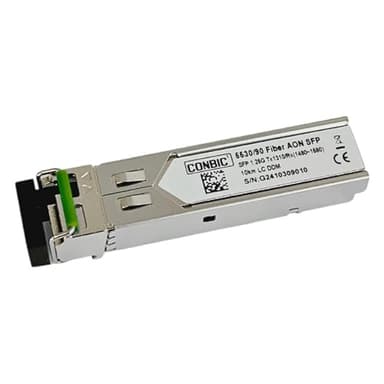 CONBIC® AON Glasfaser Modul / Transceiver SFP, kompatibel unter Anderen mit Fritz!Box 5530 5590, Einsatzbereich beachten (s. 2. Bild)