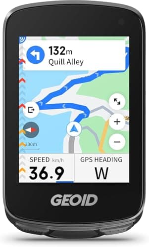 GEOID CC700 Pro GPS Fahrradcomputer mit 2,8 Zoll Touchscreen Farbbildschirm – Kabelloser Fahrradtacho mit Karten-Navigation, ANT+ & Bluetooth, IPX7 wasserdicht, 15-25 Std. Akkulaufzeit