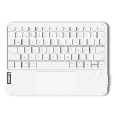 Inateck Tablet Keyboard with Touchpad, Ultralight Keyboard Wireless QWERTZ German with Trackpad, Compatible with iPad/Tablet/Windows/Laptop/PC, KB01105