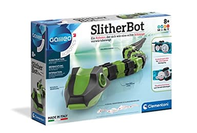 Clementoni Galileo Robotics SlitherBot - Wissenschaft & Roboter Spielzeug - mechanisches Spielen in Form Einer Schlange - Robotik Set für Kinder ab 8 Jahren 59212
