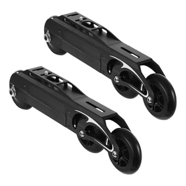 Eieblek Elektrisches Rollschuh Kit, Elektrische Skateboard-Räder, Ferngesteuerte Skateboard Räder mit Fernbedienung, 13-15kmh, Rollschuh Rad, Elektro Skate Kit