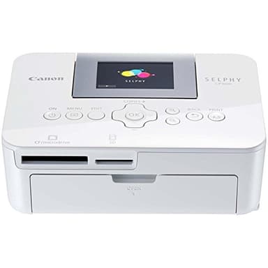 Canon SELPHY CP1000 Mini Fotodrucker (Druck bis Postkartengröße 10x15cm, Thermosublimation, farbstabil 100 Jahre, Druck von USB-Stick + Speicherkarte, kein WiFi) weiß [ohne Farbband/Papier, ohne Akku]