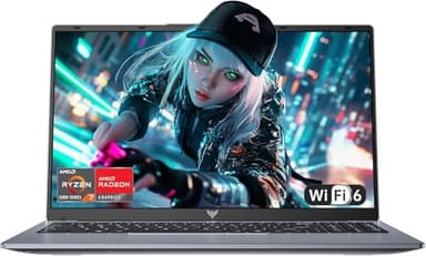 Tivique 15,6 Zoll Gaming Laptop, Ryzen 7 5700U, 16 GB DDR4-RAM, 512GB M.2 SSD Laptop 2026, 1920 FHD Display, WiFi 6, Bluetooth 5.2, USB Typ C HDMI