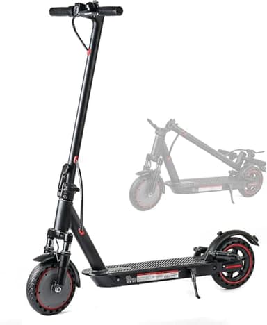 Zusammenklappbarer Elektroroller mit Straßenzulassung für Erwachsene,Stoßdämpfung vorne und hinten,10,4-Ah-Batterie,Reichweite 25–35 Kilometer, APP-Verbindung