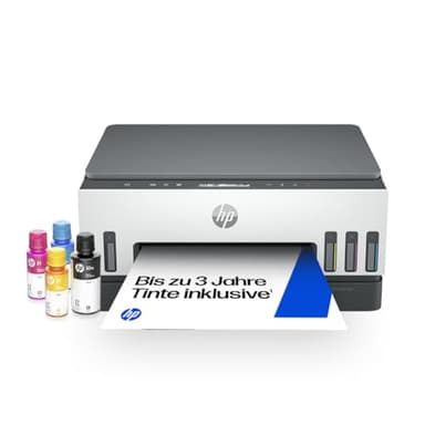 HP Smart Tank 7005 3-in-1 Multifunktionsdrucker (WLAN; Duplex-Druck) – 3 Jahre Tinte inklusive, 3 Jahre Garantie, großer Tintentank, hohe Reichweite, Drucken in hoher Qualität