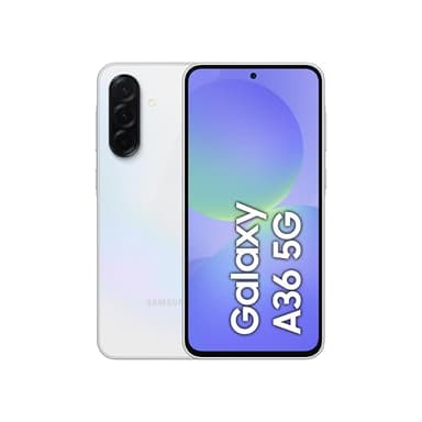 Samsung Galaxy A36 5G, Android Smartphone, 256GB Speicher, 8GB RAM, hellgrau, 6X Betriebssystem-Upgrade, großes Display, Octa-Core-Prozessor