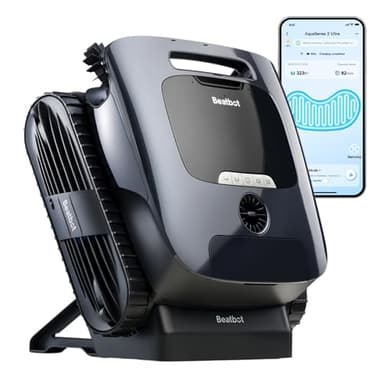 Beatbot AquaSense 2 Ultra Poolroboter, KI Mapping, 5in1 Komplettreinigung, KI-Schmutzerkennung, Mehrstufen-Plattformreinigung, Kabelloser Poolsauger Für Pools bis zu 300m²–Mitternachtblau