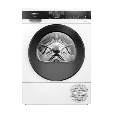 Siemens WQ45G2D00 iQ500 Wärmepumpen-Trockner 9 kg, speedPack - Zeit sparen, Selbstreinigender Kondensator, autoDry - schonendes und präzises Trocknen, Halbe Beladung