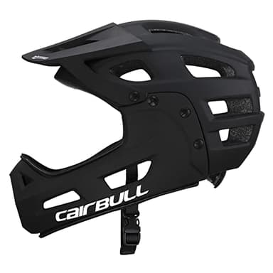 Lixada Mountainbike-Helm Fullface für Erwachsene mit abnehmbarem Kinnriemen Visier für Mountainbiking