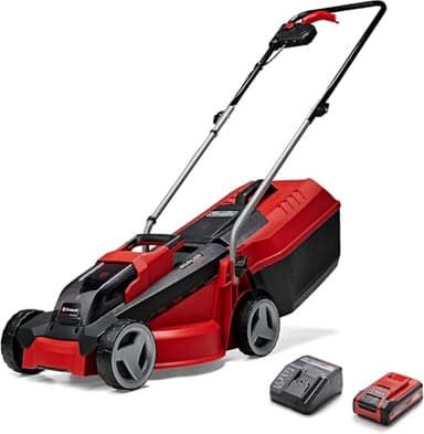 Einhell City Akku-Rasenmäher GE-cm 18/30 Li Kit Power X-Change (18 V, 30 cm Schnittbreite, bis 150 m², Brushless, 25L Fangkorb, 30-70 mm Schnitthöhe, inkl. 3,0 Ah Akku + Ladegerät)