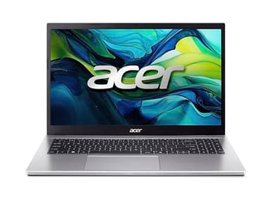 Acer Aspire Go 15 (AG15-42P-R8SZ) Laptop, 15,6" FHD IPS Display, AMD Ryzen 7 5825U, 16 GB RAM, 512 GB SSD, AMD Radeon Grafik, Windows 11, QWERTZ Tastatur, Silber