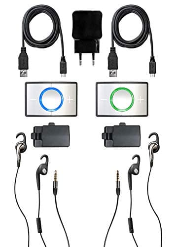 Ceecoach Bluetooth Kommunikation Und Gegensprechanlage Für Reitsport, Wintersport, Industrie Kit Duo, Silber, Duo Kit, 100-0202EU