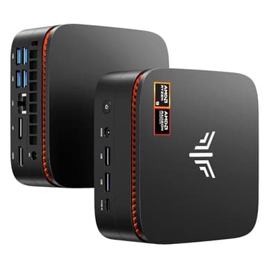 NiPoGi Gust G1 Mini Gaming PC W-11 Pro ΑΜD Ryzen 9 8945HS(8C/16T,Biz zu 5.2GHz) 32GB DDR5(16GB*2) 5600MHz/1TB M.2 NVMe SSD, Mini Computer WiFi6E/BT5.2/4K Triple Display USB4.0 Type-C+DP2.0+HDMI 2.0