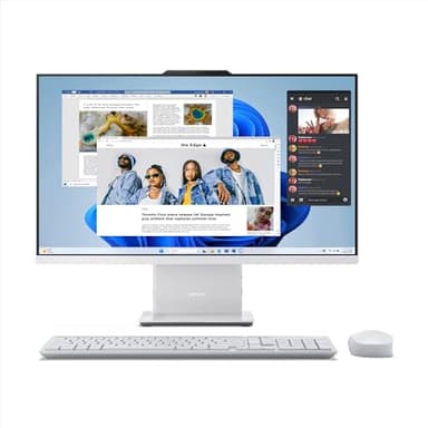 Lenovo IdeaCentre All-In-One PC | 27" QHD Display | Intel Core 9 270H | 32GB RAM | 1TB SSD | Integrierte Intel Grafik | Windows 11 | Inkl. Maus und Tastatur | Cloud Grau | 3 Monate Premium Care