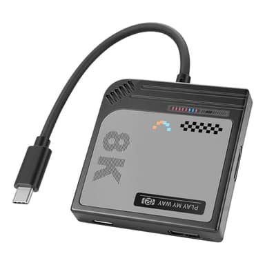 [Upgrade] Docking Station für Switch 2 / Switch/Steam Deck – 4K 144Hz HDMI 2.1 Adapter mit PD100W USB 3.0 Port, Tragbares High-Speed Dock für Konsole und Zubehör, Unterstützt V21.0.0