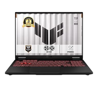 ASUS TUF Gaming A16-TUF608UH-RV054W 16 Zoll FHD Plus 165Hz Laptop (AMD Ryzen 7 260, 16GB DDR5, 512GB SSD, NVIDIA RTX 5050) Windows 11 Home – Tastatur AZERTY