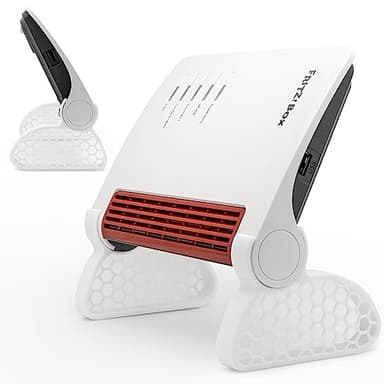 Ständer passend für AVM FritzBox 7590 AX Tischständer Router Halter Standfuß Belüftung Fuß Standfüße Aufsteller