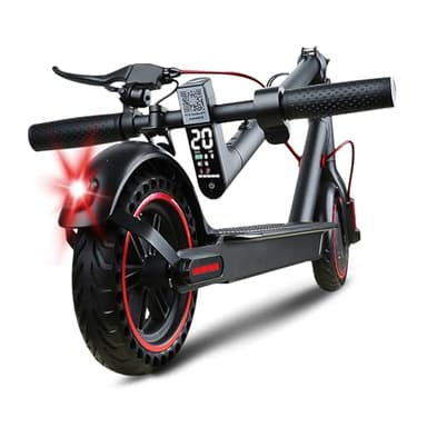 QnQ E Scooter, 2025 8,5 Zoll Faltbarer Roller, 500 W/20 km/h Motor, 20 km Reichweite, pannensichere Wabenreifen, APP-Steuerung und LED-Anzeige, 36 V 7.8 Ah Akku, max. 120 kg