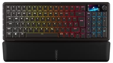 Corsair Vanguard 96 Wireless Mechanische RGB Gaming Tastatur – QWERTZ Deutsch, 96% Layout, Hot-Swap MLX Switches, 8000Hz Hyper-Polling, Stream Deck Integration, FlashTap SOCD – Schwarz