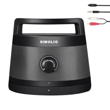 SIMOLIO Lautsprecher für Fernseher, TV Hörverstärker für Senioren Kabellos, Bluetooth Sprachverstärker für Hörgeschädigte, Tragbare Soundbar, Einfache Bedienung, Ersatz für Kopfhörer, TV Besser Hören