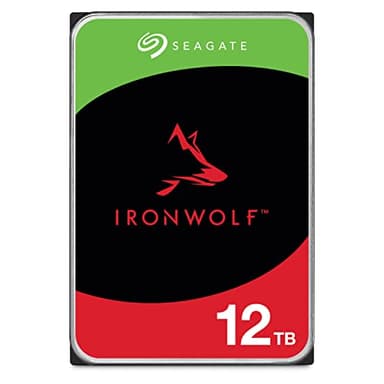 Seagate IronWolf Interne Festplatte 3,5 12 TB HDD 256 MB 7200 U/min Betrieb 24 Stunden PC NAS für RV Sensor ST12000VN0008