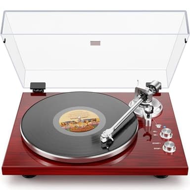 Plattenspieler mit Riemenantrieb und Bluetooth, magnetische Tonabnehmerkartusche, digitaler USB-Ausgang, digitales Vinyl zu MP3, 33 oder 45 U/min, AT-3600L