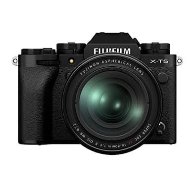 Fujifilm X-T5 schwarz, FUJINON XF16-80mmF4 R OIS WR Objektiv Kit
