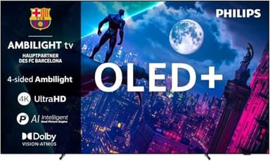 Philips 65OLED950 OLED+ Smart TV, 65 Zoll / 164 cm, 4K UltraHD, 4-seitiges Ambilight, Dolby Vision & Atmos