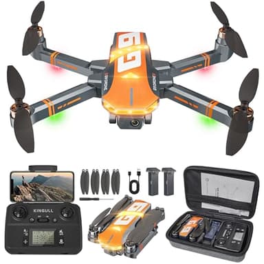 G9 GPS-Drohnen mit Kamera 4k Professional für Kinder und Erwachsene, unter 249 g, RC-Quadcopter, bürstenloser Motor und Follow-Me-Funktion, 45 Minuten Flugzeit, 5G-FPV-Übertragung und automatische