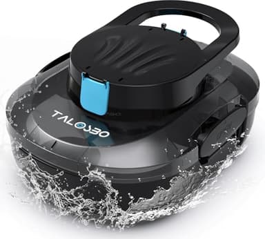 TALOSBO S1PRO 2026 Upgrade Poolroboter mit 120 Min Automatisch Reinigungszeit, Poolsauger Akku mit Dual-Motoren, 2,5H Ladezeit, Leichter Poolreiniger für Oberirdische Pools bis 100 m²