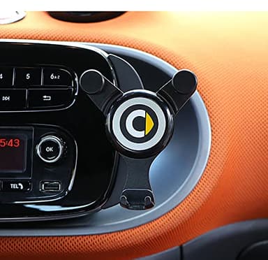 HOWWO Auto Handy Halterung Navigationsrahmen Schwerkraft Halterung für Mercedes Smart 450 451 453 Fortwo Forfour Innenraum LadestäNder