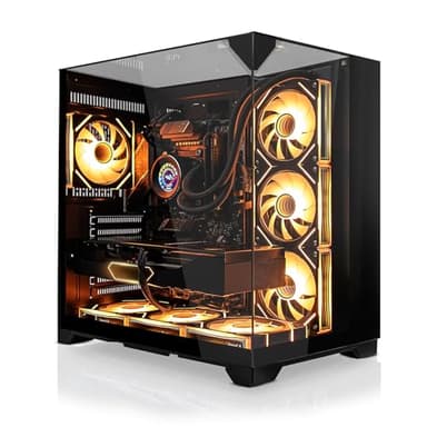 SYSTEMTREFF High-End Gaming PC AMD Ryzen 7 7800X3D 8x5GHz | Nvidia RTX 5080 16GB DX12 | 1TB M.2 NVMe | 32GB DDR5 RAM | Windows 11 | WLAN Desktop Computer Rechner für Gamer, Zocker & Streamer