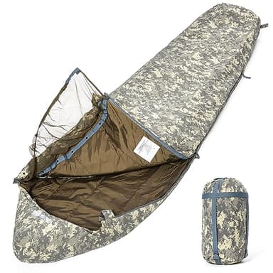 MT Militär Army Force Defence 4 & Tropen Patrol Mumienschlafsäcke mit Bivy-Bezug Kompressionssack, modulares Schlafsystem 2.0 für kaltes Wetter