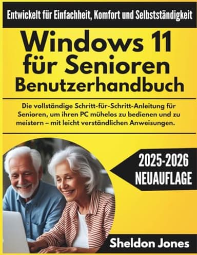 Windows 11 für Senioren Benutzerhandbuch: Die vollständige Schritt-für-Schritt-Anleitung für Senioren, um ihren PC mühelos zu bedienen und zu meistern – mit leicht verständlichen Anweisungen