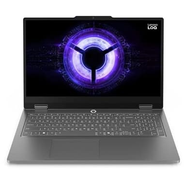 Lenovo LOQ Essential Gaming AI Laptop | 15.6" FHD 144Hz | NVIDIA GeForce RTX 5050 | Intel Core i5-13450HX | 16GB RAM | 1TB SSD | No Operating System | QWERTY | Luna Gray