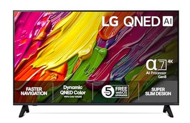 LG QNED AI 2025 TV | 43QNED70 | 43 Zoll (108 cm) | 4K UHD | HDR10 | webOS 25 | AI Magic Remote | Alexa, Google Assistant | Netflix Disney+ K+ Prime Video