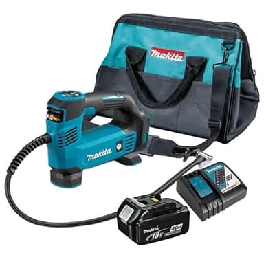 Makita DMP180RMS Luftpumpe, 18 V, Li-Ion (1 x 4,0 Ah) in Aufbewahrungstasche