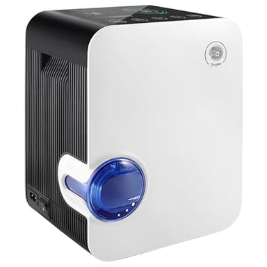 Sauerstoffkonzentrator, Sauerstoffgerät für Zuhause, Hohe Konzentration Sauerstoffgerät 2-9 L/min 96%,24-Stunden-Zyklusarbeit Sauerstoffdurchfluss Einstellbare Sauerstoffmaschine(Anleitung in Deutsch)