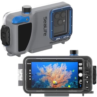 Sealife SportDiver S Smartphone Tauchgehäuse für Tiefen bis zu 30 Meter und Steuerung über Bluetooth und App