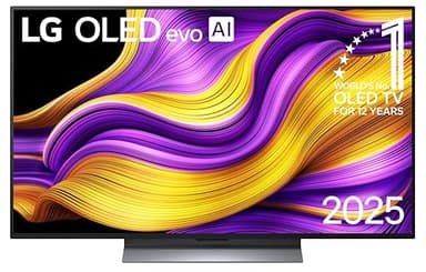 LG OLED EVO 4K G59LS 55 Zoll (140 cm), UHD Fernseher, LG a11 Gen2 AI-Prozessor, 120Hz (VRR bis zu 144Hz), 4K Upscaling, Dolby Atmos, Smart TV, 55G59LS (2025)