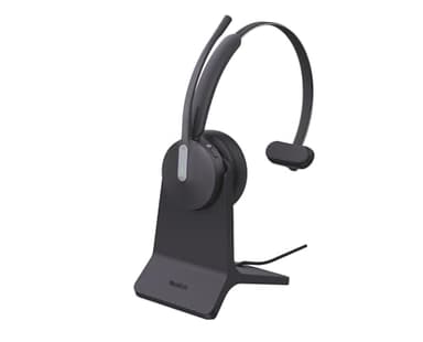 Yealink BH 70 Mono Teams Headset inkl. Ladeständer – Bluetooth, 3-Mikrofon Geräuschunterdrückung, 35h Akkulaufzeit, USB-C/A