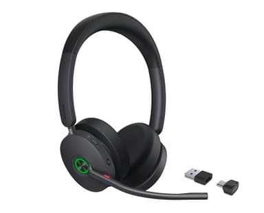 Yealink BH74 Kabelloses Headset mit 6-Mikrofon-Hybrid-ANC, Teams Premium Open Office-Zertifiziert, Bluetooth 5.3, bis 32h Sprechzeit, UC-kompatibel USB-C/A