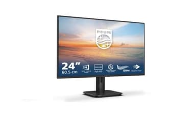 Philips 24E1N1100A - 24 Zoll Full HD Monitor, eingeb. Lautsprecher, 1 ms Reaktionszeit (1920x1080, 120 Hz, VGA, HDMI 1.4) schwarz