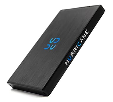 HURRICANE GD25612 Externe Festplatte 1TB 2,5" USB 3.0 – Tragbare HDD, Backup Festplatte extern für PC, Laptop, Smart-TV, PS4, PS5, Xbox kompatibel mit Windows, mac, Linux