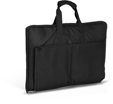 BINGFU Reisetasche für Starlink Gen3 Satelliten-Internet-Kit – Doppeltes Taschendesign für Antenne, Ethernet-Kabel, Router, Netzteil – Ideal für Wohnmobil-Camping und den Outdoor-Einsatz, Schwarz