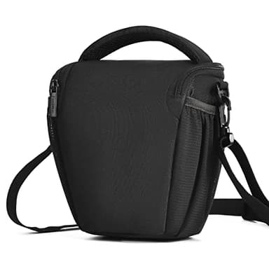 CADeN DSLR/SLR Kamera Umhängetasche Tasche Gürteltasche mit verstellbarem Schultergurt, kompatibel für Nikon, Canon, Sony spiegellose Kameras wasserdicht (Klein)