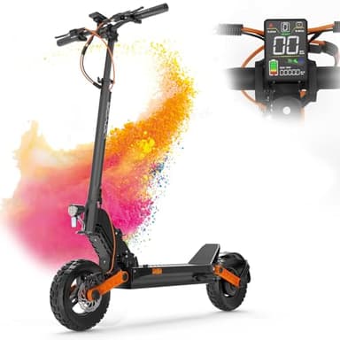 JOYOR E Scooter mit Straßenzulassung S5 Pro, 48V 26AH Leistungsstark, max. Reichweite 80-100KM, Faltbarer Electric Scooter für Pendler, mit 10 Zoll Luftreifen