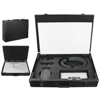 SanTop Koffer für Starlink Gen3 Aufbewahrungsbox, solide Außenschale und präzisionsgeschnittenes Schaumstofffutter, perfekter Schutz für Starlink-Kit, geeignet für Outdoor-Aktivitäten und Reisen